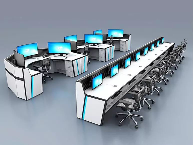 Monitorovacia konzola príkazového centra