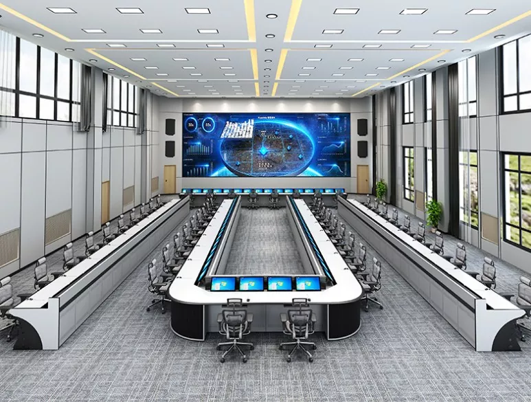 Monitorovacia konzola s viacerými sedadlami